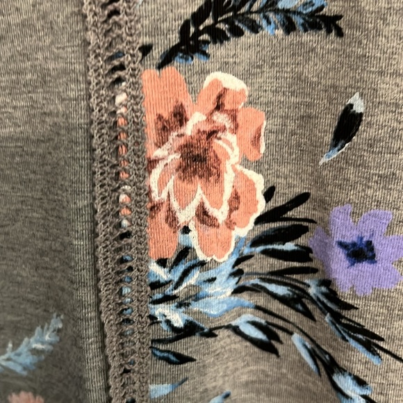 Torrid grey dress with shark tooth bottom crochet top - Picture 8 of 8